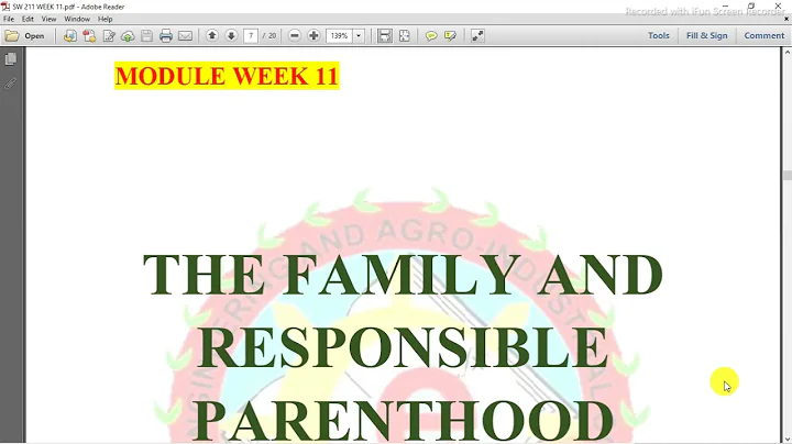 SOCIAL WORK REVIEWER SW 211 WEEK 11: FAMILY & RESPONSIBLE PARENTHOOD - DayDayNews