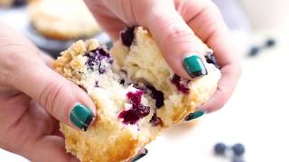 Blueberry coffee cake muffins