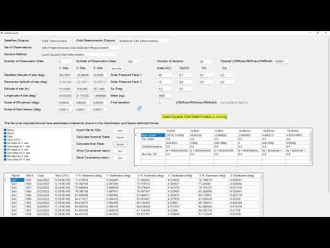 Statistical orbit determination | Scenario 2 | SOD 2 | Dynamic System Simulator | DSS