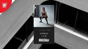 EXPRESS L.A.B. с Натальей Смирновой | 1 мая 2020 | Онлайн-тренировки World Class