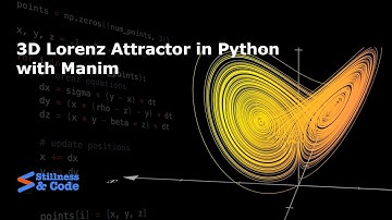 3D Lorenz Attractor in Python and Manim