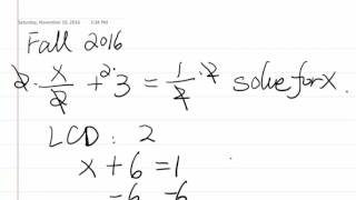 New Problem Example #1.1 (CUNY Elementary Algebra Final Exam)