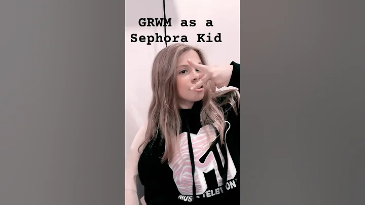 GRWM AS A SEPHORA KID!! #sephorakid #sephora #grwm #shorts