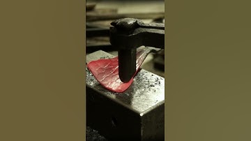 A socket for the candle 🔥 #blacksmithing #forging