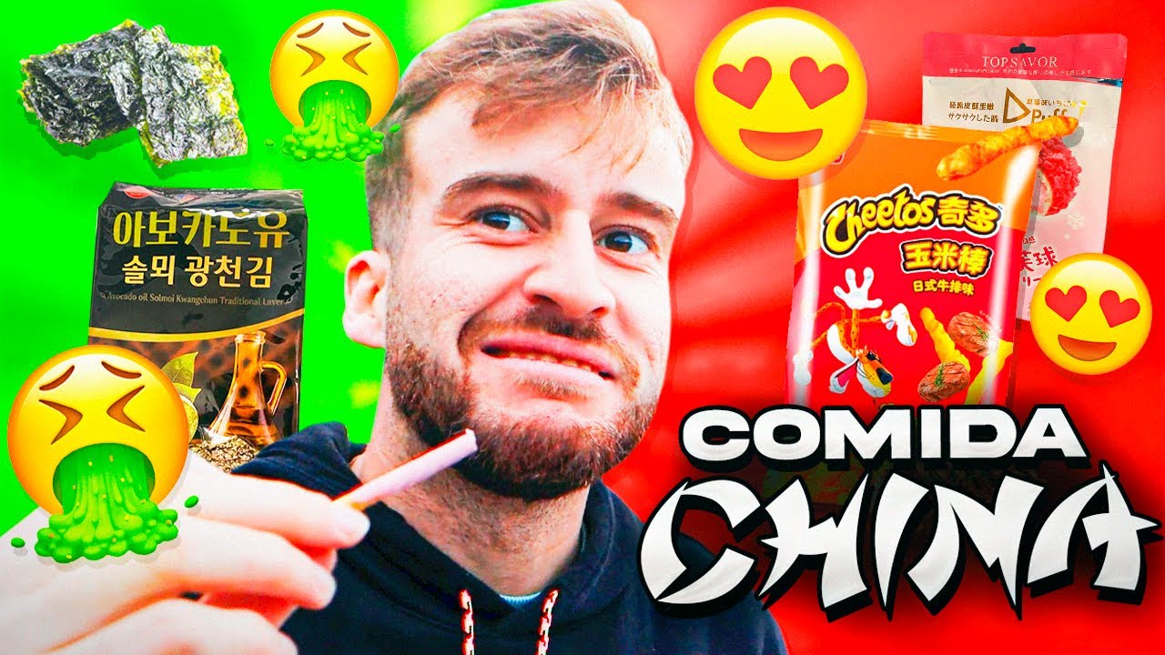 COMIDA ASQUEROSA 🤮 VS COMIDA RIQUÍSIMA 😍 *los sabores más extraños de China* | EstoEsRuyman