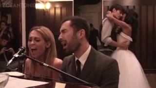 Miley Cyrus sings 'When I Look At You' at Best Friends Wedding!