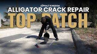 How to Fix Alligator Cracks in Asphalt Using Top Patch