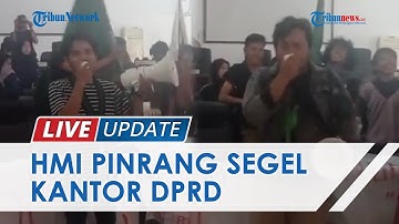HMI Pinrang Segel Kantor DPRD, Tuntut Kejelasan Dana BOS Sekolah hingga Bansos Tak Sesuai Ketentuan