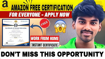 Amazon Virtual Internship 2025 | Free AICTE + EduSkill + AWS Cloud Internship | Free Certificate 🔥