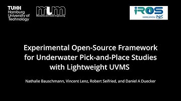 IROS 2025: Open-Source Framework for Underwater Pick-and-Place with UVMS (BlueROV2 + Alpha 5 Arm)
