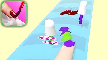 Nail Polish Run All Levels Mobile Walkthrough iOS,Android Gameplay New Update Game Max Level #103
