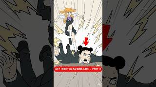 Cat Hero vs School Life 🐾  Part 3 | Infiltrating the "Anti Study" Base! 🕵️‍♀️🐾