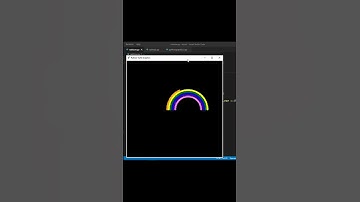 Making rainbow design using python | coding status | #shorts #python #coding #programming #rainbow