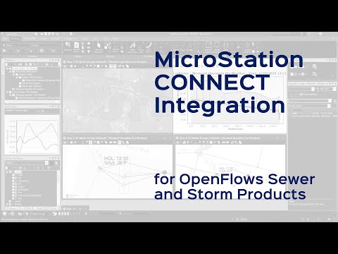 MicroStation CONNECT Edition integration for OpenFlows Storm and Sewer Products