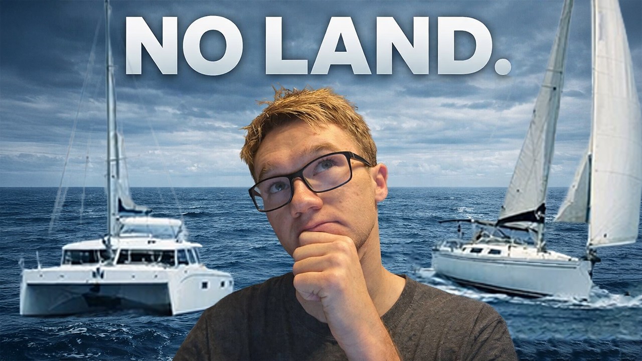 ⁣500 Miles Offshore… Catamaran or Monohull?