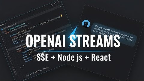 Real-Time AI Chat: Build an OpenAI Streaming App with SSE (Node.js & React) | Full Tutorial