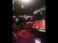 Students protest on Q&amp;A [view from audience]