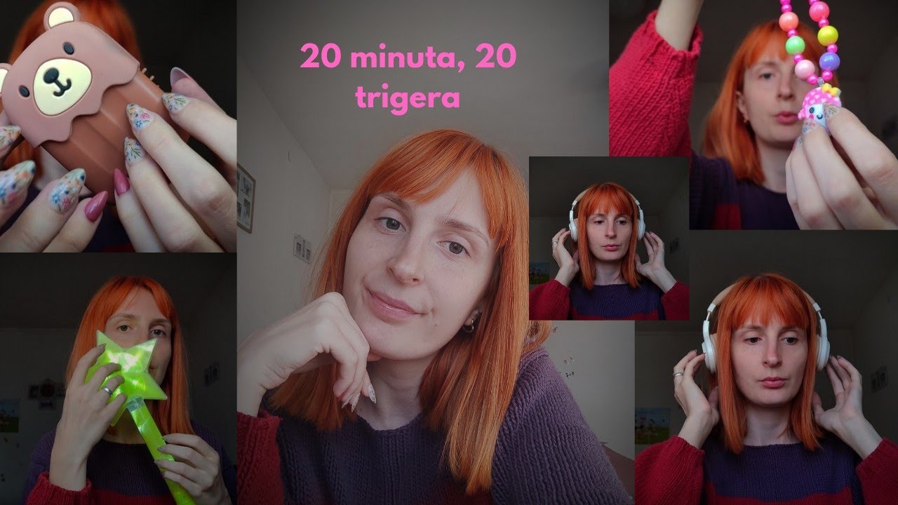 ASMR lofi sounds - 20 trigera u 20 minuta 💗💤