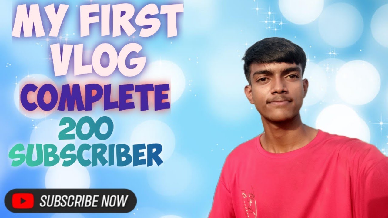 My first vlog complete my 200 subscribers - YouTube