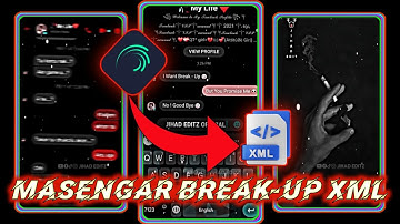 masengar breakup sad #xml file video 😶 new sad masengar chat lyrics #xml file 🥀 alight motion xml