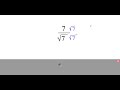 Understanding Division of Square Roots