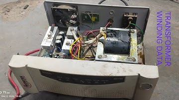 MICROTEK EB1100 INVERTER REPAIR V4/V5 model || TRANSFORMER WINDING DATA || #inverter