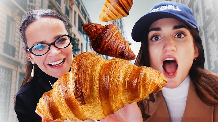 LOS MEJORES CROISSANTS DE PARIS con @UnaMexicanaenParis