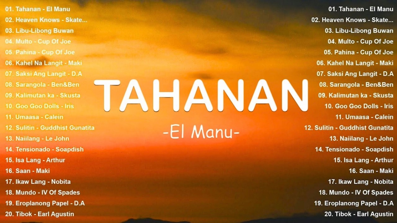 OPM Trending 2026 🎧 Most Played Tagalog Songs | Spotify Viral Mix PH | Tahanan - El Manu