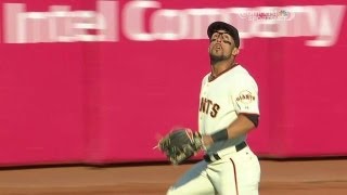 Torres leaps to make a great grab, robs Ross