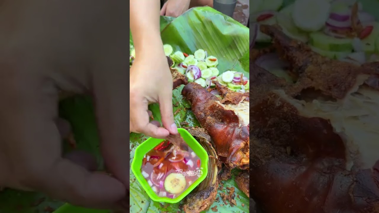 Crispy Fried Lechon Head #chill #lechon #porkrecipe #pork #friends #chill #crispy #goat