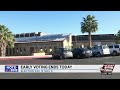 VIDEO: Locals line up for last day of record-breaking early voting run