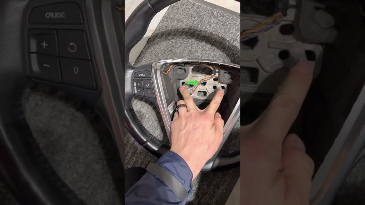2012 Volvo S60 Steering Wheel Swap/Airbag Removal Information YouTube