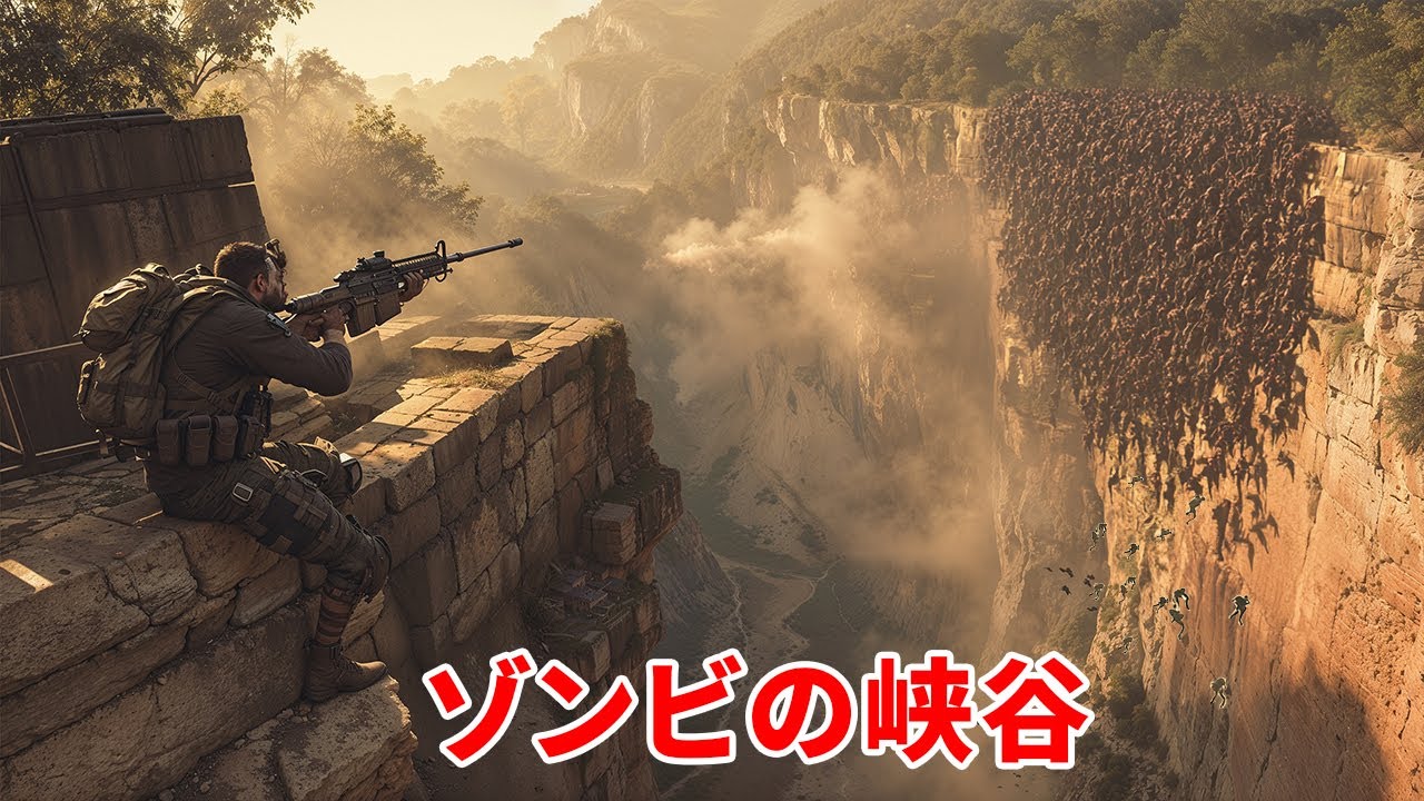 地獄の峡谷、そこは驚くべき知能を持つ10億種の進化したゾンビが閉じ込められている場所。【映画紹介】