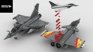 Dassault Rafale fighter / Lego MOC speed build | 레고 | レゴ