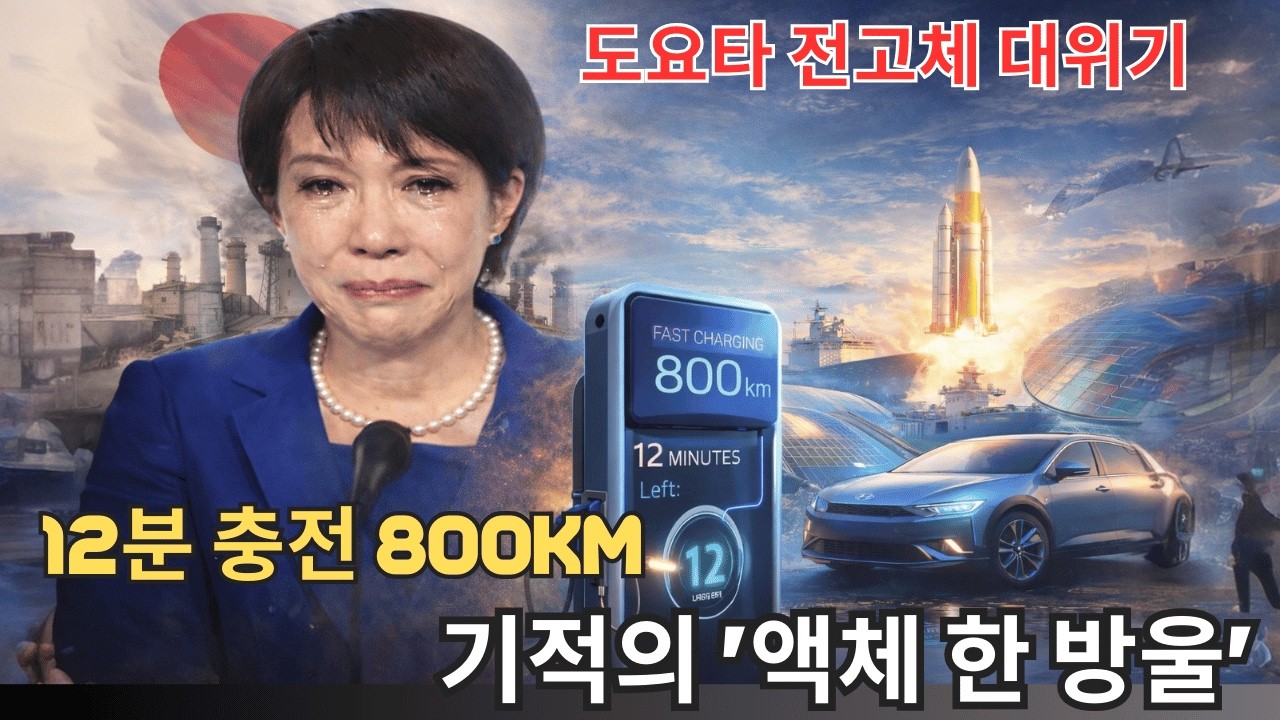 일본 열도 발칵! “도요타도 무릎 꿇었다” 12분 충전 800km 주행, 배터리 40년 난제 한국이 완벽히 풀어낸 비밀