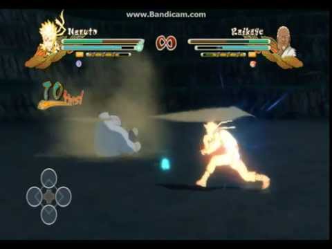 NARUTO SHIPPUDEN Ultimate Ninja Storm 3 นารูโตะ VS ไรคาเงะรุ่น 4