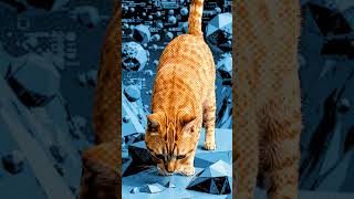 cat eating a stone #storytime #shorts