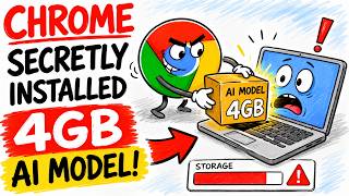 Google Chrome is Secretly Downloading a 4GB AI Model! (Fix It Now)