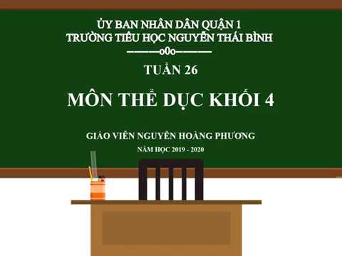 Thể dục - Lớp 4 - Bài: Nhảy dây kiểu chân trước chân sau