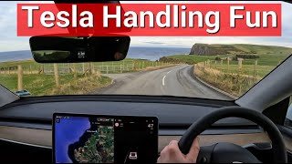 Tesla Model Y suspension and handling review. Firm, but comfortable. And fun too...