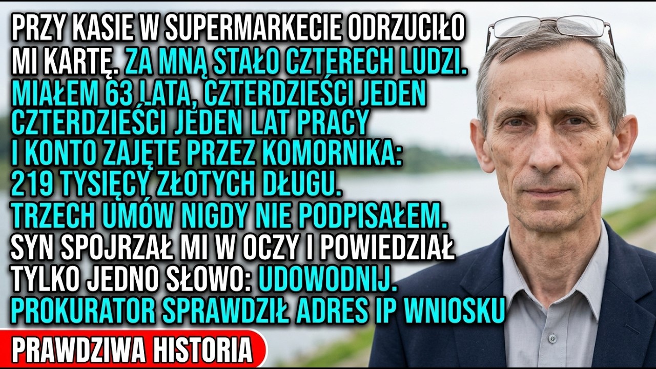 Moja karta nie przeszła przy kasie w Kauflandzie. Kasjerka powiedziała, że terminal działa. Poprosiłem, żeby zdjęła proszek do prania i jabłka, bo miałem tylko czterdzieści złotych bilonu....