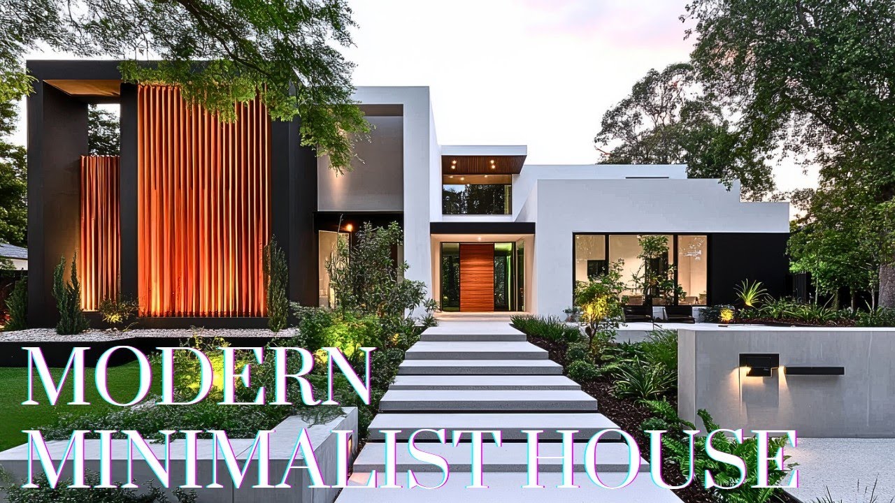 Modern Minimalist House with Soft Elegance | Timeless Tranquility