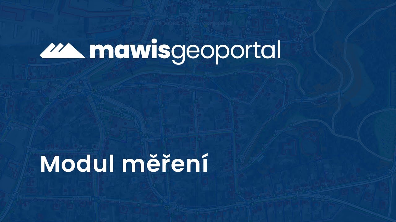 MawisGeoportal – Modul měření