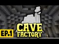 Minecraft Cave Factory | A NEW GENERATION OF STONEBLOCK! #1 [Modded Questing Stoneblock]