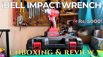 iBELL 20V Cordless Impact Wrench - Unboxing & Review