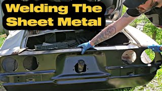 Welding The Rear Panels On The 70 Camaro Conversion