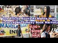 VLOG LOW PRICED BOOKS IN SUNDAY BOOK MARKET DARYAGANJ( MAHILA HAAT) ll Saumya's Bookstation