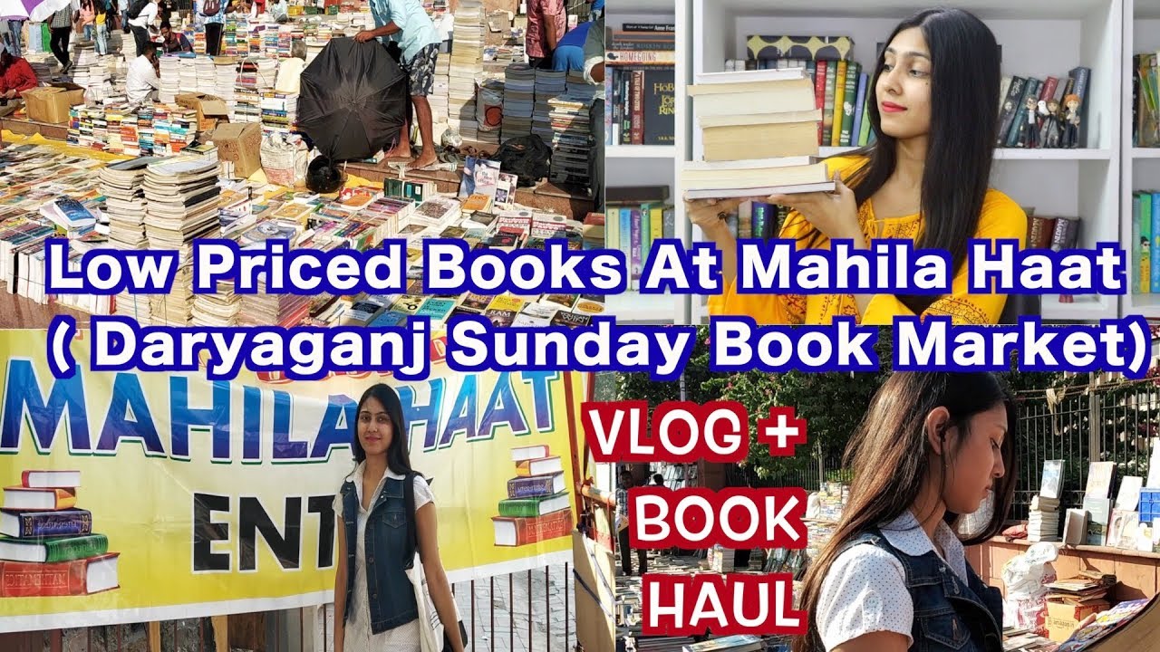 VLOG LOW PRICED BOOKS IN SUNDAY BOOK MARKET DARYAGANJ( MAHILA HAAT) ll