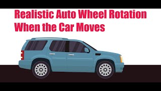 Create Realistic Auto Wheel Rotation When the Car Moves – After Effects Guide