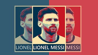 Photoshop tutorial : How to Make a Hope Poster। Lionel Mess।96 Art and Design Club